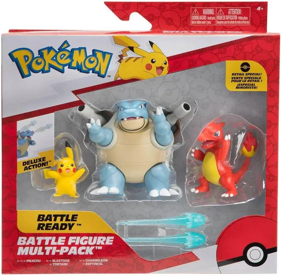 NECOPOKemon Battle Aksiyon Figür ve Figür 3'lü Set