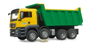 Bruder Man Tgs Çöp Kamyonu Sarı Yeşil 03766