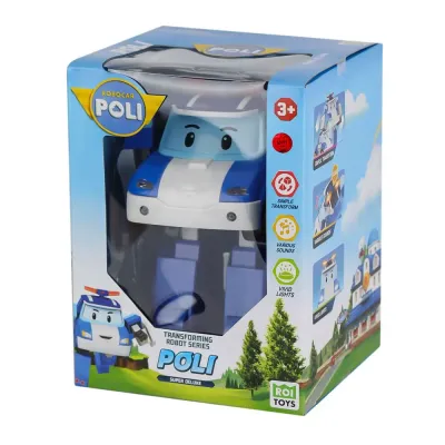 Robocar Poli Büyük Transforming Robot POLI (Sesli ve Işıklı)