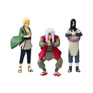 Naruto 3'lü Koleksiyon Figür Seti Asorti