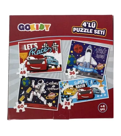 4 LÜ PUZZLE SETİ KIZ ERKEK