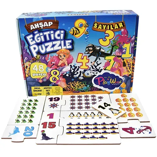 EĞİTİCİ AHŞAP HAFIZA KARTLARI