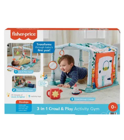Fisher-Price 3ü 1 Arada Sevimli Kulübe Jimnastik Merkezi