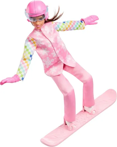 Mattel Barbie Snowboard Sporcusu Oyun Seti