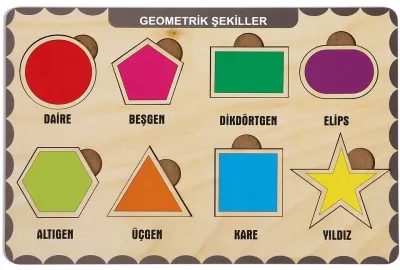 AHŞAP GEOMETRİK ŞEKİLLER BUL-TAK