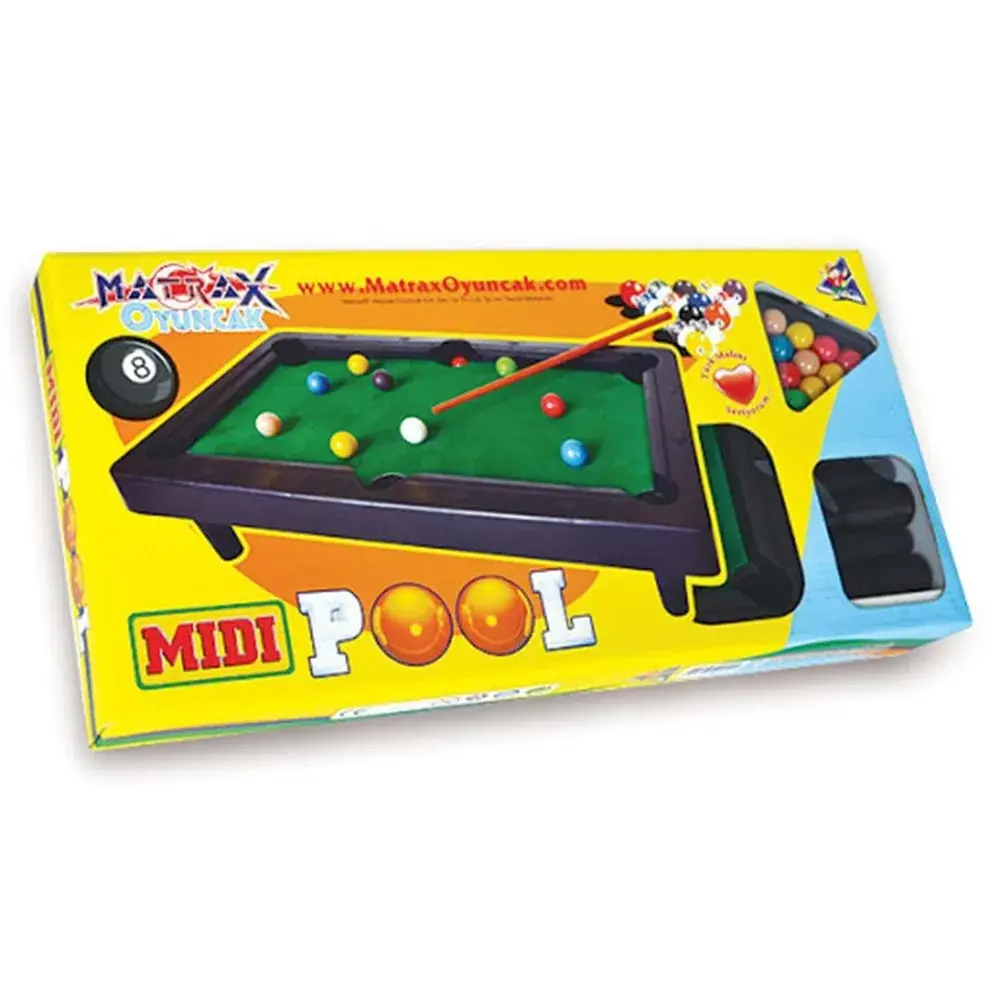 MIDI POOL Orta Boy Bilardo Oyunu