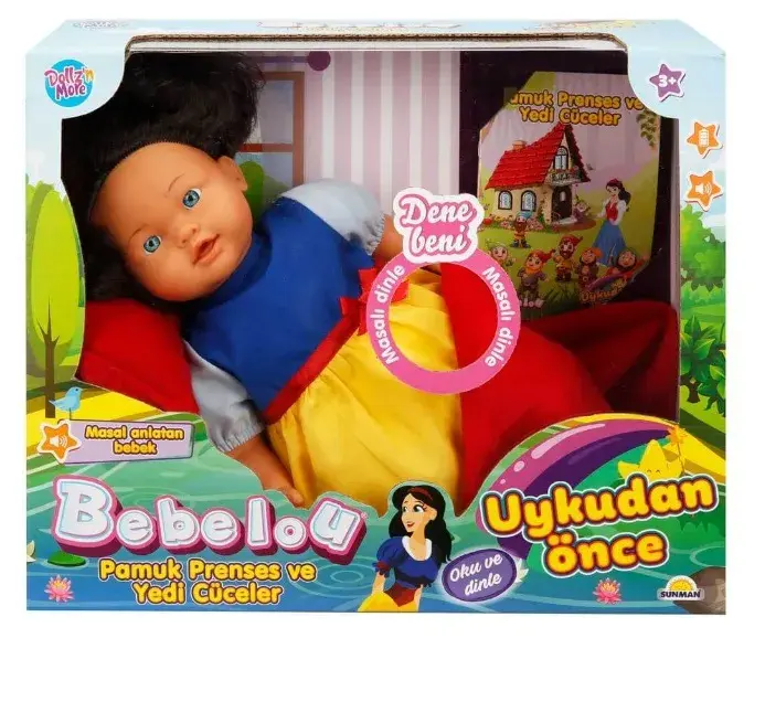 SUN-SABC-BBL-BEBEK BEBELOU UYKUDAN ÖNCE DOLGU MASAL ANLATAN PİNOKYO 40CM.