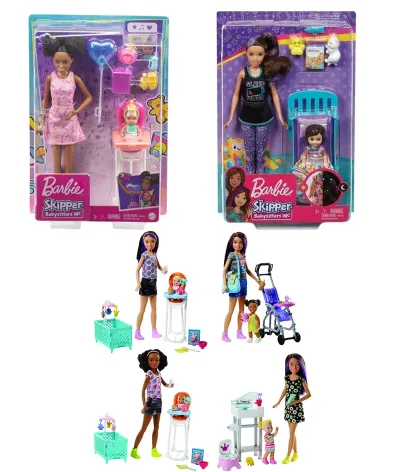 Barbie® Skipper® Bebek Bakıcısı™ Bebek ve Oyun Seti