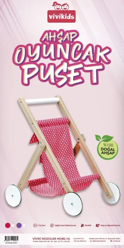 AHŞAP OYUNCAK PUSET