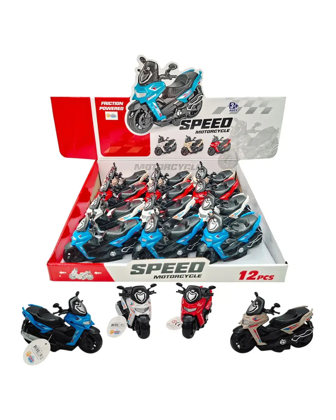 KUTUDA 12Lİ SÜRTMELİ MOTORSİKLET