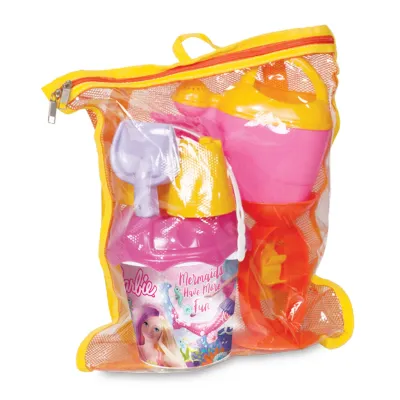 BARBIE ÇANTALI PLAJ SET