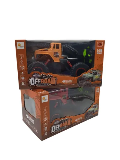 UZAKTAN KUMANDALI 1:16 ŞARJLI OFF ROAD ARABA