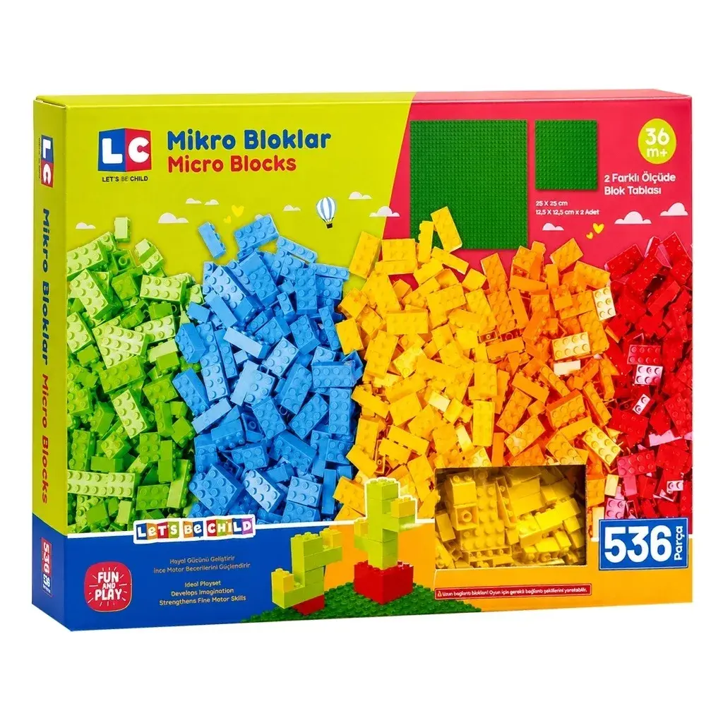 LC MİKRO BLOKLAR 536 PARÇA