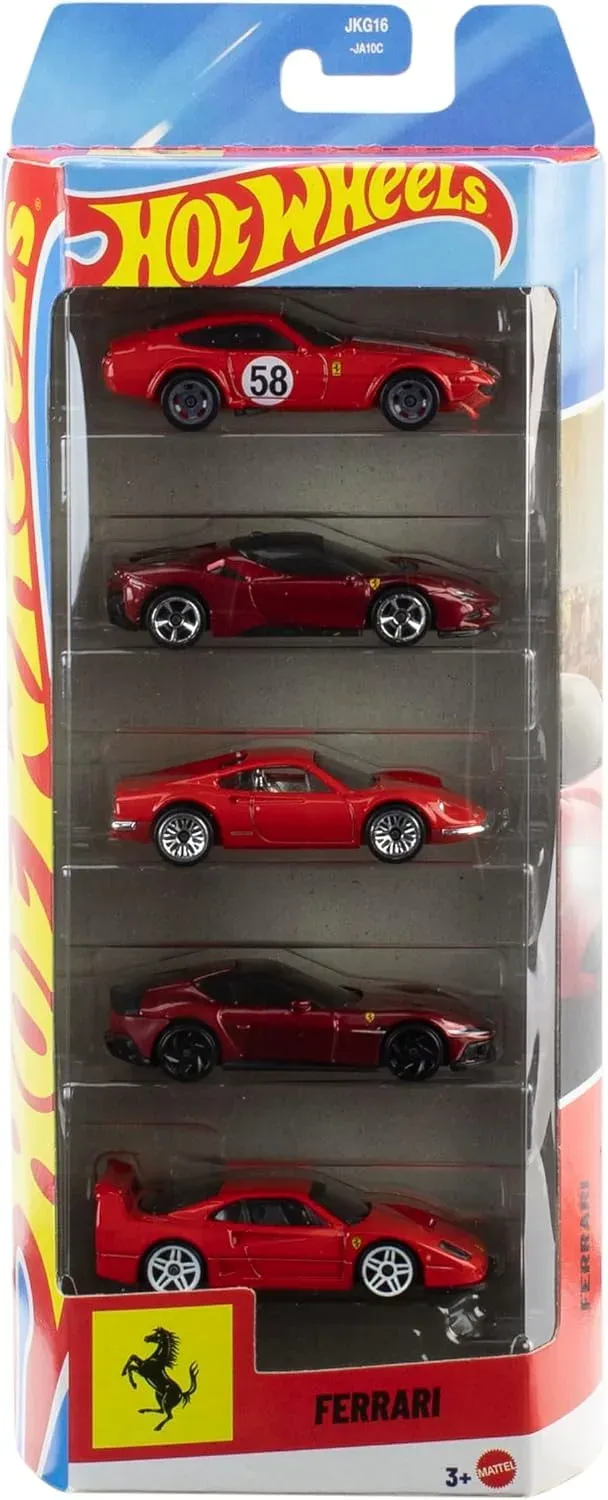 HOT WHEELS 5'Lİ FERRARİ ARABA SETİ