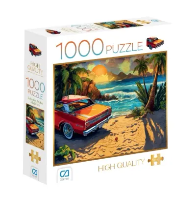 SAHİLDEKİ ARABA PUZZLE 1000