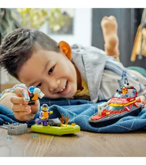 Lego City İtfaiye Kurtarma Teknesi 60373
