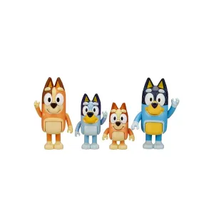 Bluey 4'lü Figür Seti Asorti
