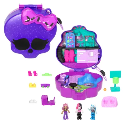 Polly Pocket - Monster High Temalı Mikro Oyun Seti