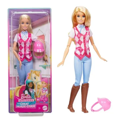 Barbie® Great Horse Chase Barbie Binici Bebek - Malibu