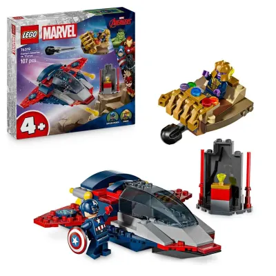 LEGO® ǀ Marvel Kaptan Amerika, Thanosa Karşı, 2 Minifigürlü 76319