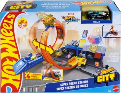 Hot Wheels® Polis İstasyonu Oyun Seti