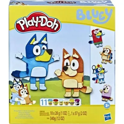 Hasbro PD Bluey Mash Kostümler Oyun Hamuru Seti
