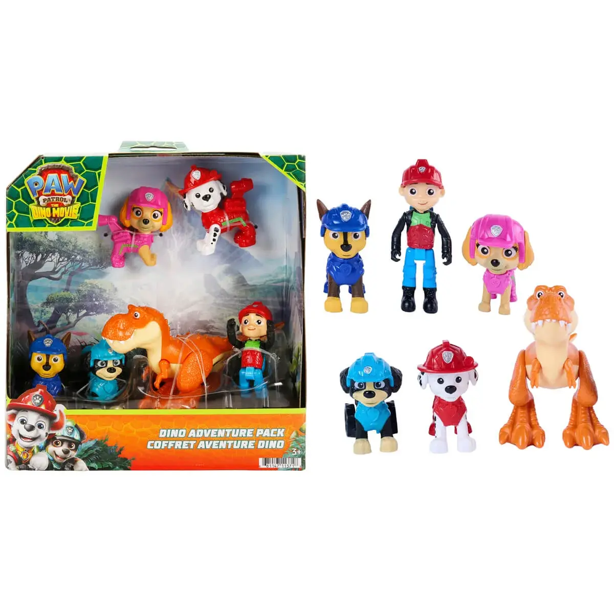 PAW PATROL DİNO FİLMİ TEMALI MACERA FİGÜR SETİ