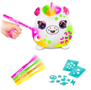 AIRBRUSH PLUSH - NEON SQUISH PALS BOYA KUTUSU