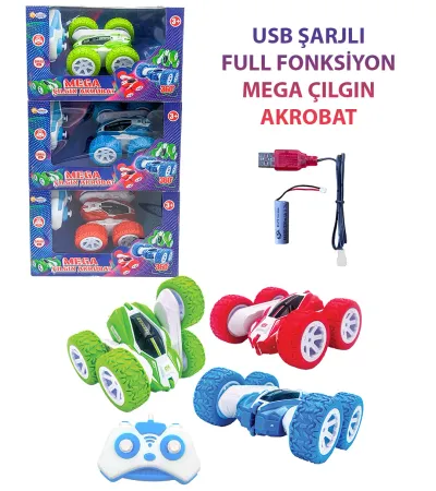 UZAKTAN KUMANDALI ŞARJLI MEGA ÇILGIN ARABA
