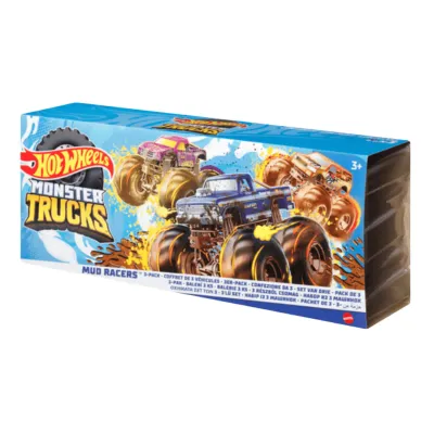 HOT WHEELS MONSTER TRUCKS MUD RACERS (NET)