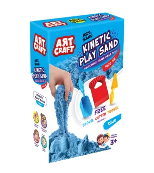 AKSESUARLI MAVİ KİNETİK OYUN KUMU 1000 GR