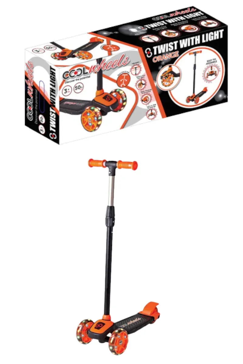 COOL WHEELS IŞIKLI TWİST SCOOTER TURUNCU