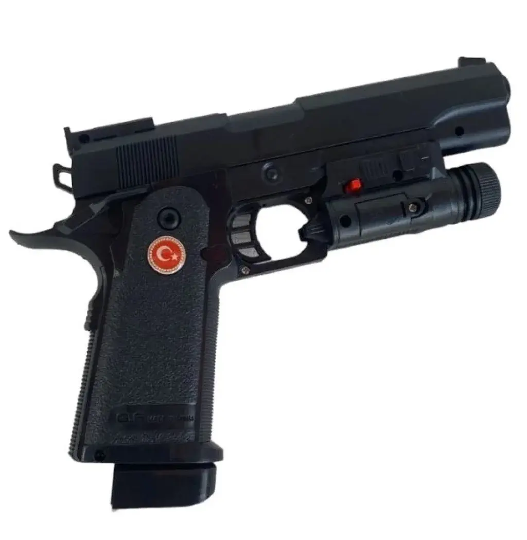 BÜYÜK POŞETLİ LAZERLİ TABANCA