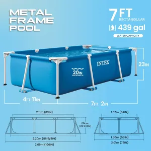 Intex 26270 Küçük Metal Çerçeve Havuz 220x150 cm