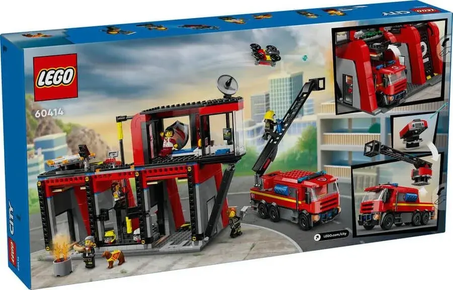 Lego İtfaiye İstasyonu Ve İtfaiye Aracı 60414