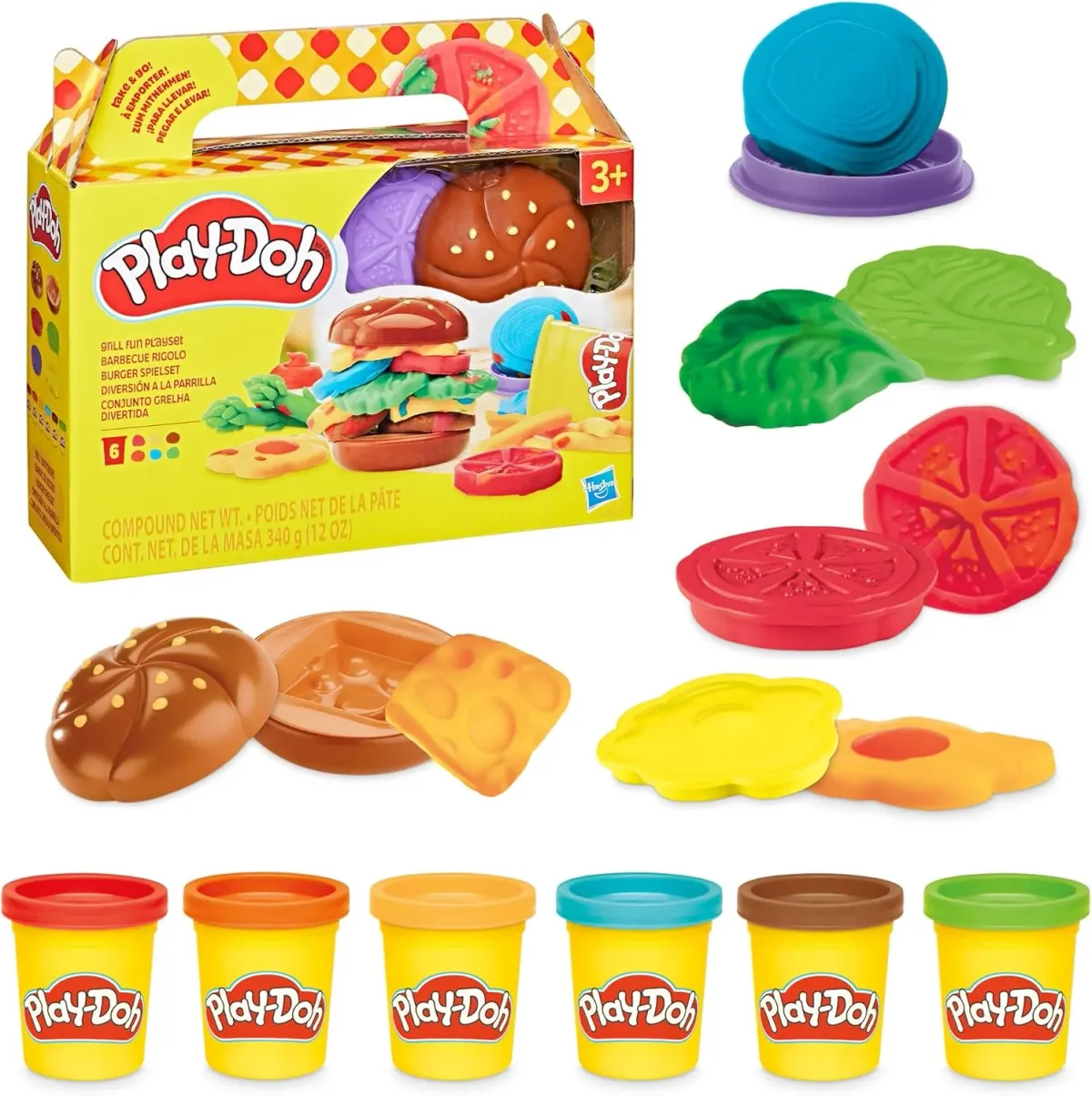 PLAY-DOH YİYECEK ŞEKİLLERİ OYUN SETİ