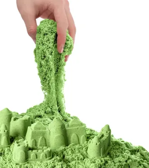 AKSESUARLI YEŞİL KİNETİK OYUN KUMU 500 GR