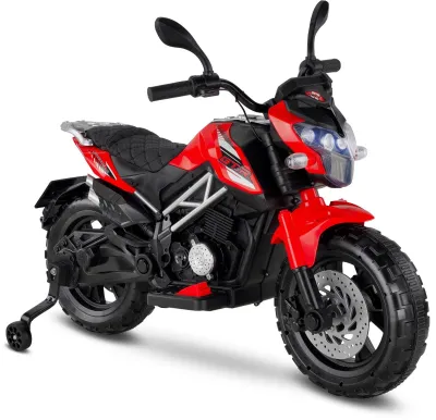 447 MOTOCROSS AKÜLÜ MOTOR KIRMIZI