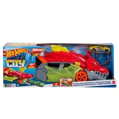Hot Wheels® Fırlatıcı ve Taşıyıcı Ejderha