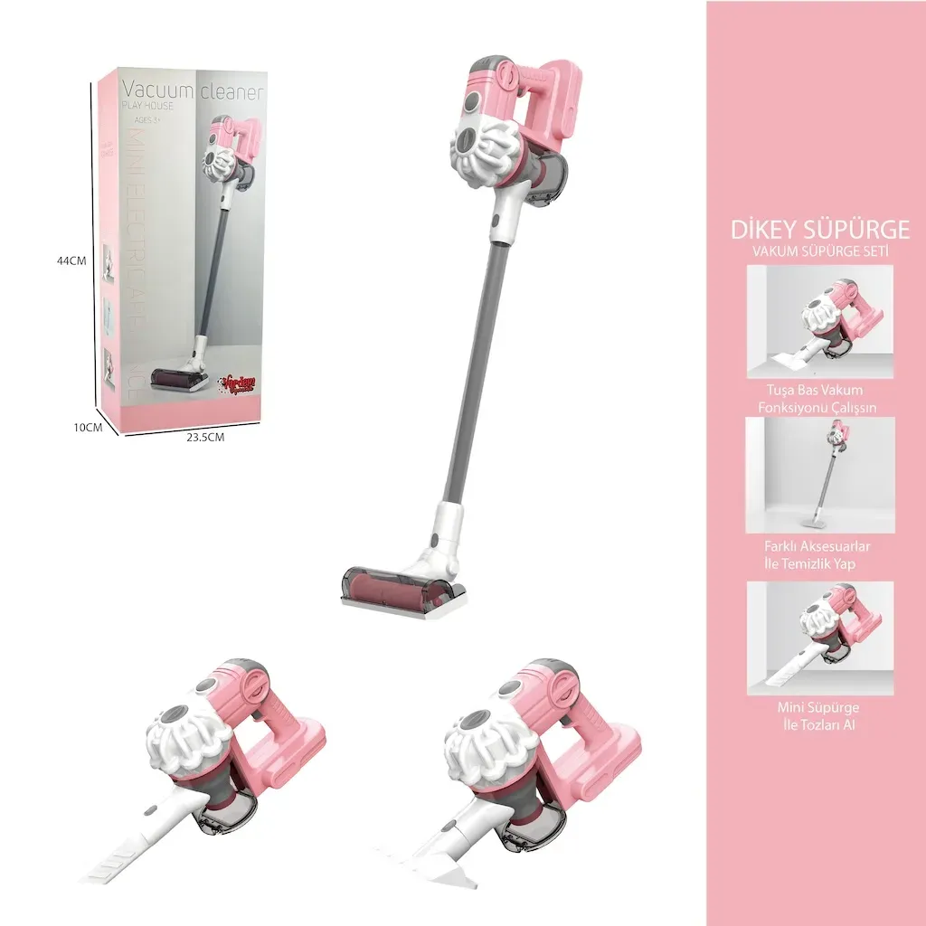 DIKEY ELEKT. SUPURGESI PEMBE (3IN1)