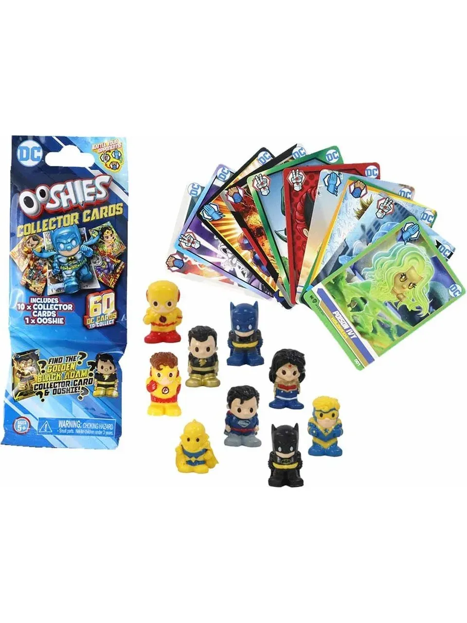 Ooshies DC Figür ve Kartlar Sürpriz Paket HHD06000