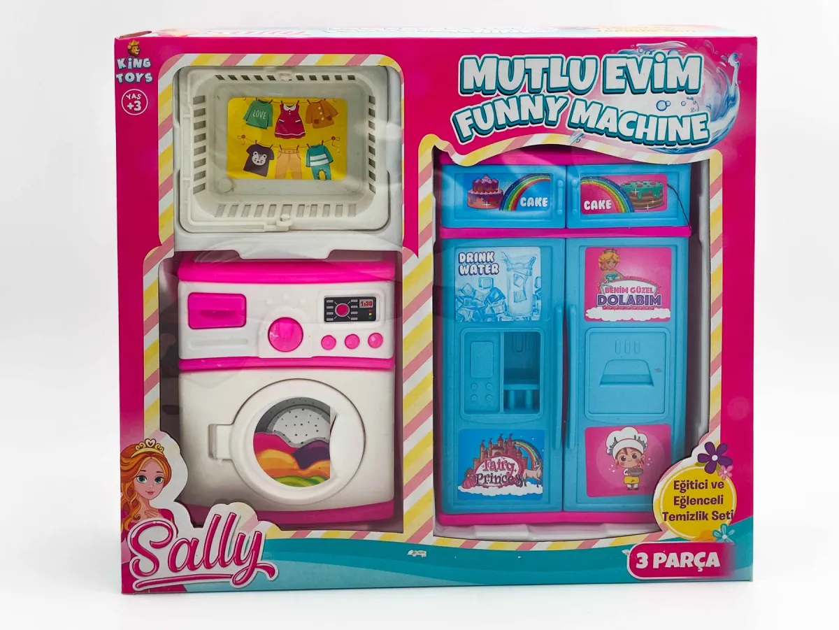 FUNNY ÇAMAŞIR MAKİNE SETİ