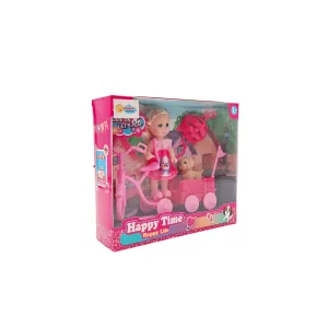 KUT. 12CM. BİSİKLET VE PUSETLİ BEBEK