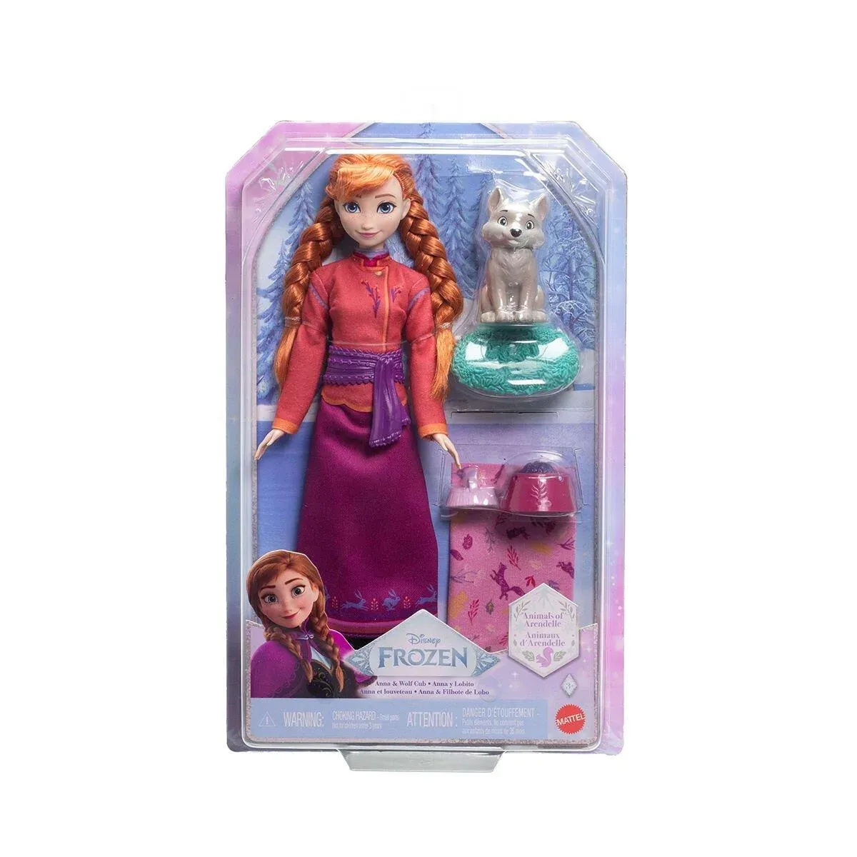 Mattel Karlar Ülkesi Anna Bebek ve Yavru Kurtçuk