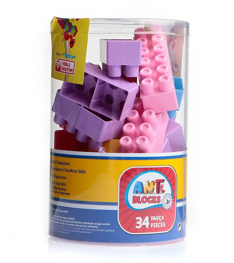 ANT BLOCKS PASTEL AST.34 PARÇA
