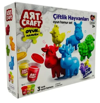ART CRAFT ÇİFTLİK HAYVANLARI HAMUR SET 168 GR