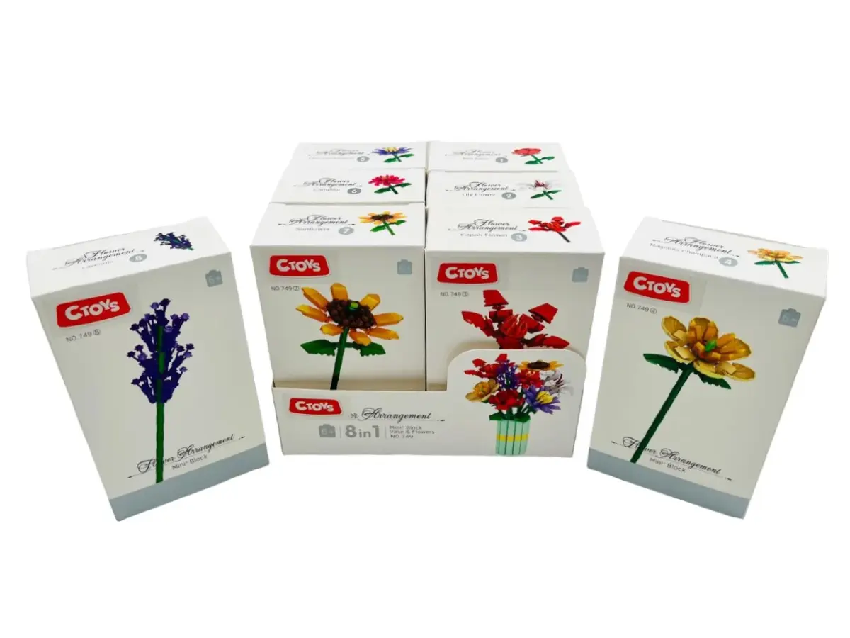 MİNİ BLOK FLOWER  8 Lİ STAND
