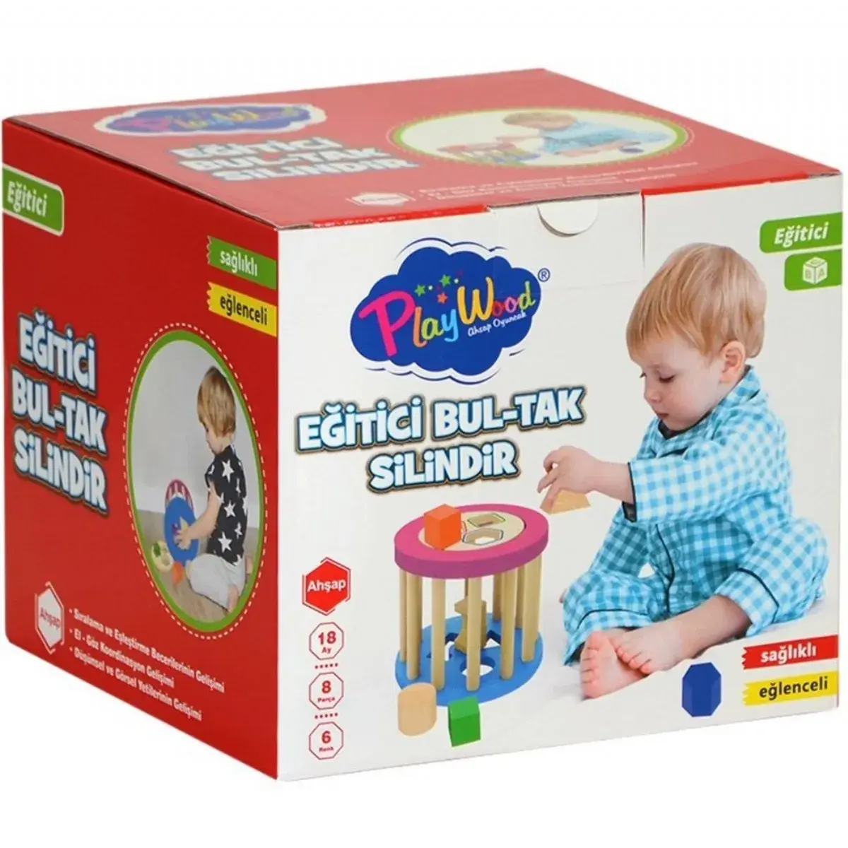 AHŞAP EĞİTİCİ SİLİNDİR BULTAK