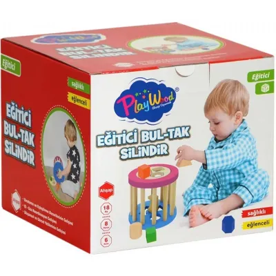 AHŞAP EĞİTİCİ SİLİNDİR BULTAK