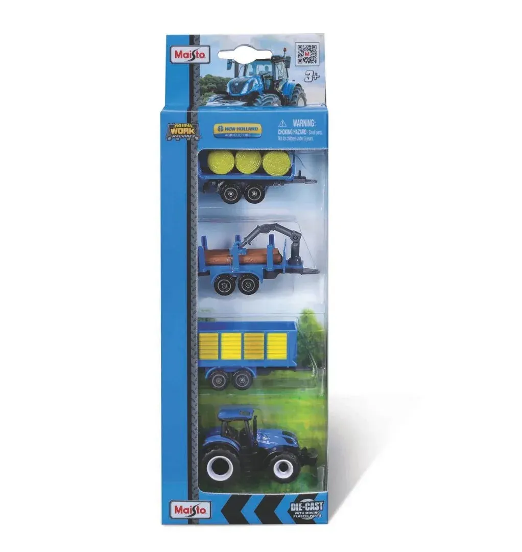 Mini Work Machines Araçlar 4lü Paket Asorti